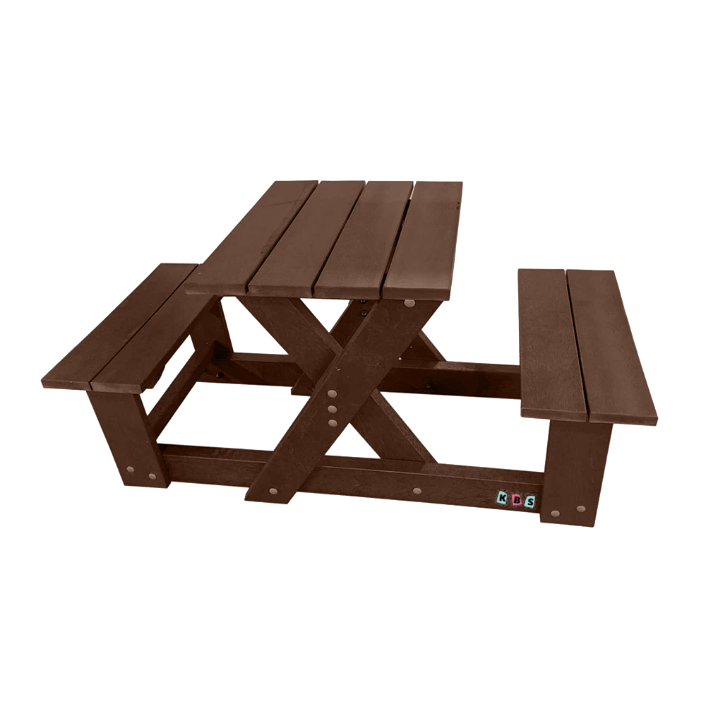 Duo Picnic Table (2 Seater) In BROWN