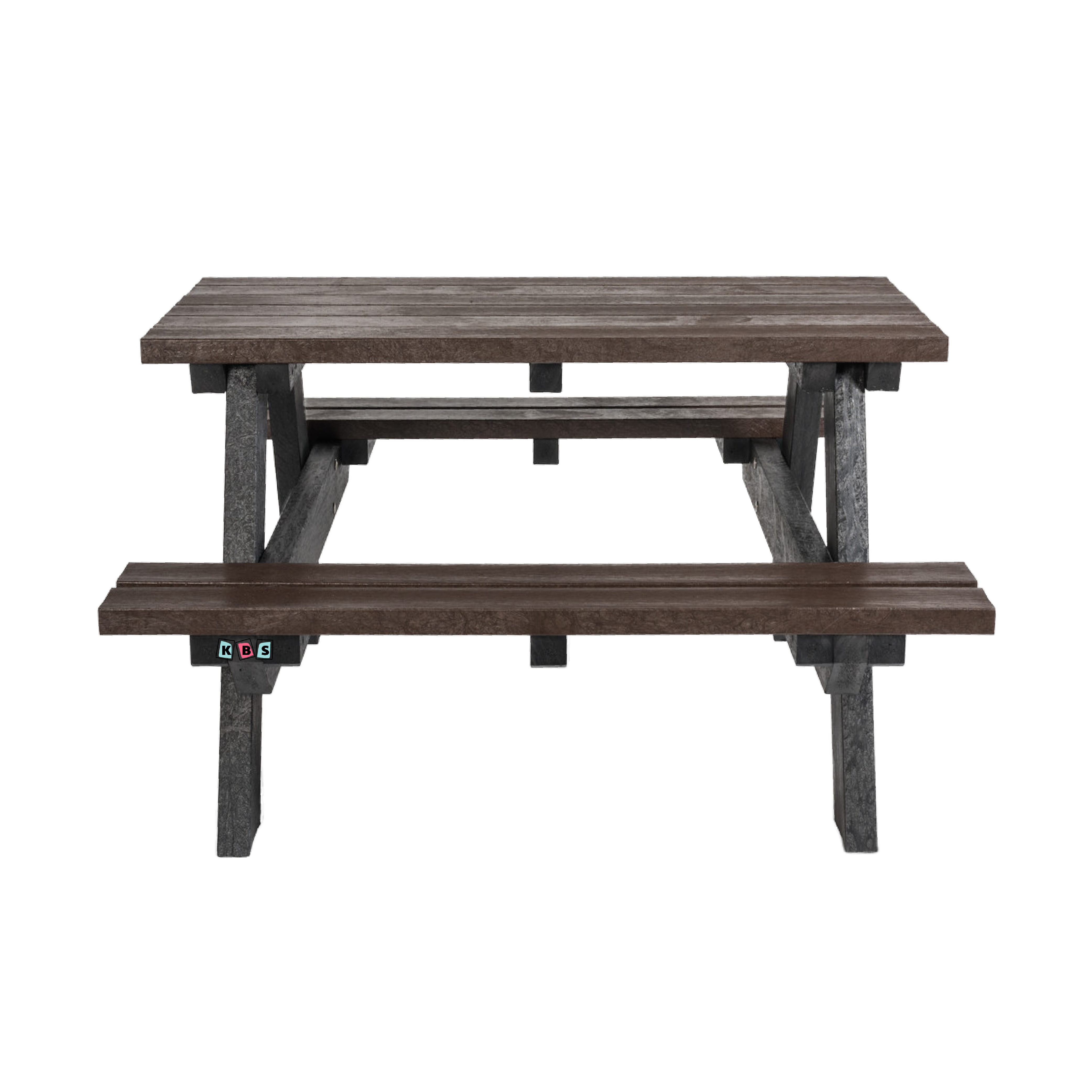 Junior Duke A-Frame Picnic Table (6 Seater) In BROWN